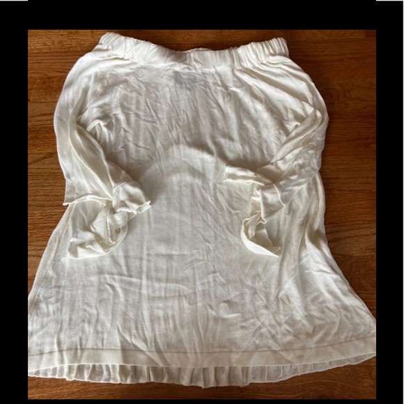 Annarita n crème tie sleeve sweater - Picture 8 of 10